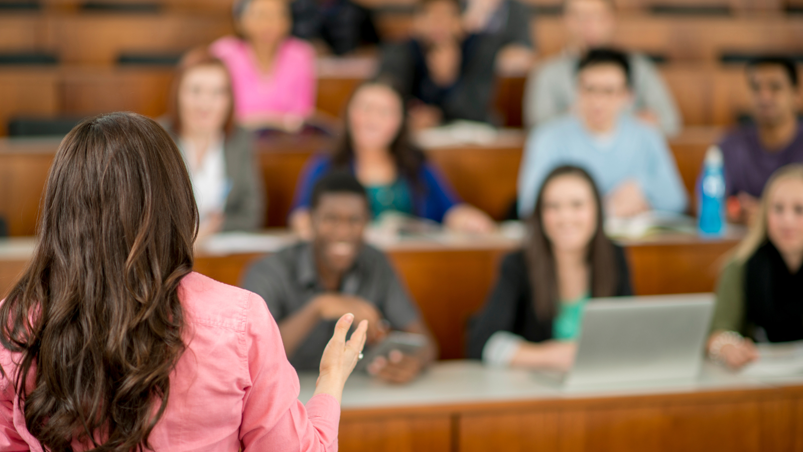 Professor in a lesson